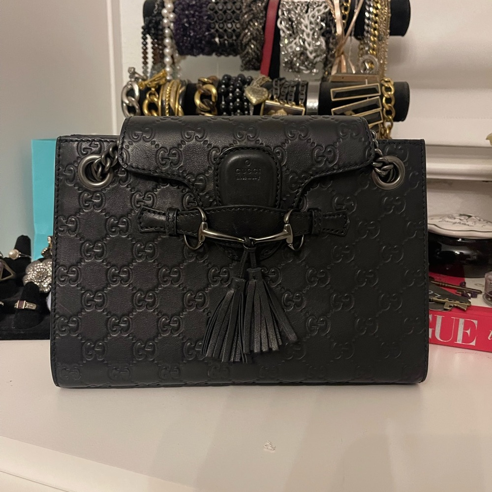 Gucci black Emily bag very good condition